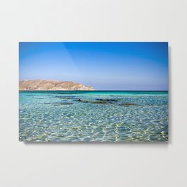 Elafonisi beach Metal Print | Landscape, Nature, Photo 