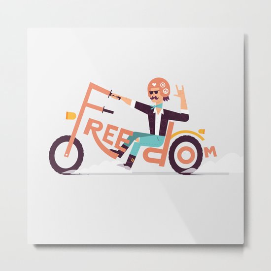 Freedom Metal Print