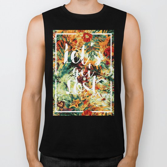 Tropical Haven II Biker Tank