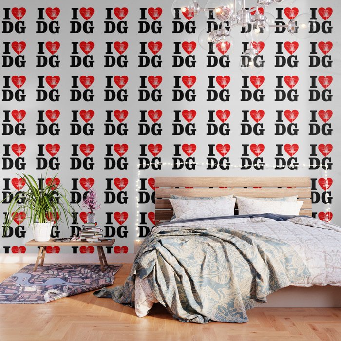 I Love Disc Golf Wallpaper By Passionloft Society6