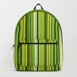 Lime and green stripes 2 Backpack | 70S, Digital, Graphicdesign, Retro, Lines, 60S, Lime Green, 1970S, Green, Aesthetic 