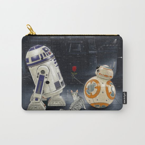 LOVE DROID & THE CAT Carry-All Pouch