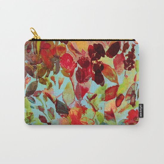 abstract flowers Carry-All Pouch
