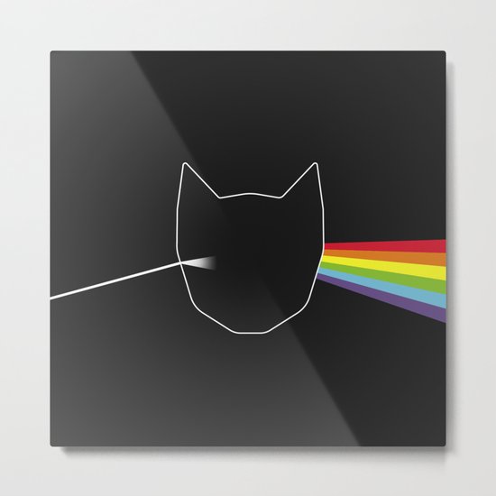 Purrism Metal Print