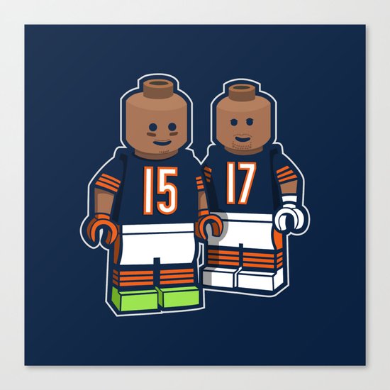 Bears Bricked: Brandon Marshall & Alshon Jeffery Canvas Print