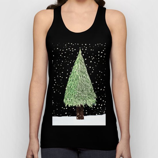 Winter Tree Unisex Tank Top