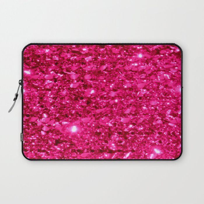 SparklE Hot Pink Laptop Sleeve by 2sweet4words Designs Society6