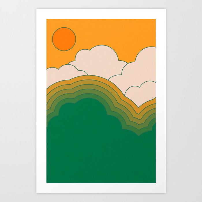 Summer Sky Art Print