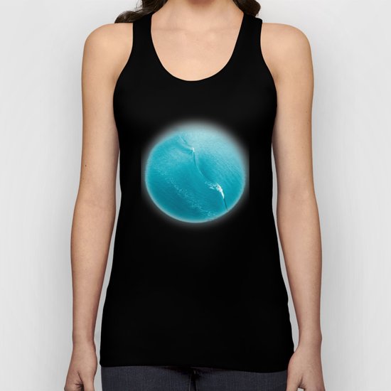 Ripple in Time (aqua) Unisex Tank Top