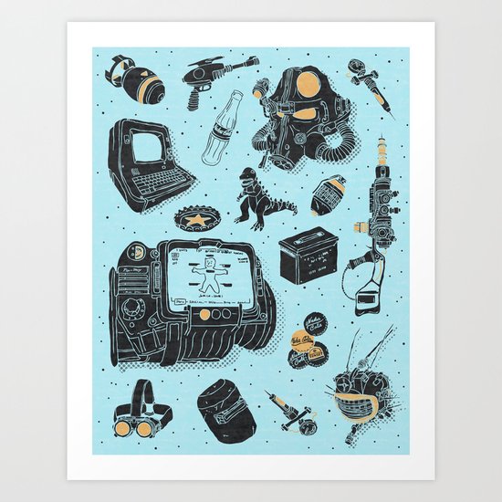Artifacts: Fallout Art Print