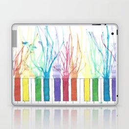 Rainbow Piano Laptop & iPad Skin