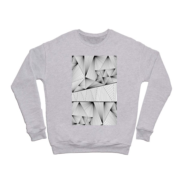 Minimalist black and white art Crewneck Sweatshirt