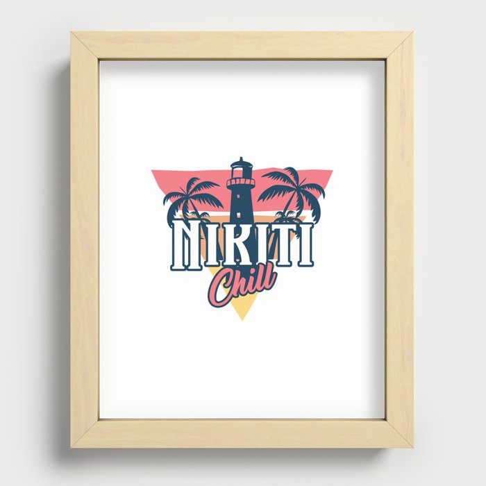 Nikiti chill Recessed Framed Print