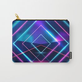 Neon Geometric Lights  Carry-All Pouch