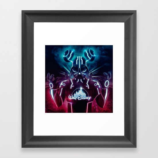 Disney Darth Framed Art Print