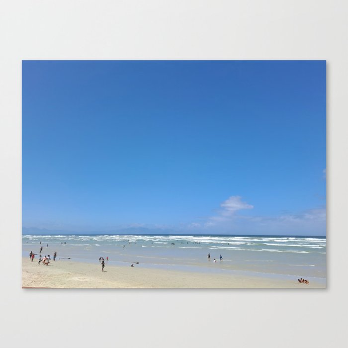 Summer at the seaside Canvas Print