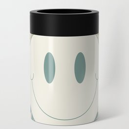 Smiley sea warp checked Can Cooler