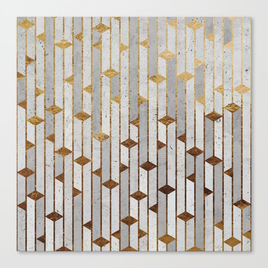 Concrete Skyscrapers Canvas Print