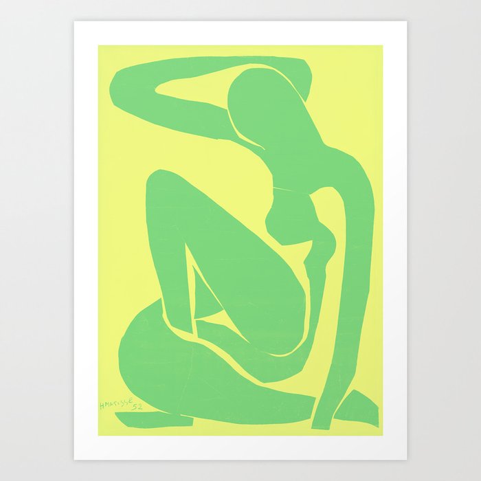 The Blue Nudes in the Elysian Fields by Henri Matisse Art Print