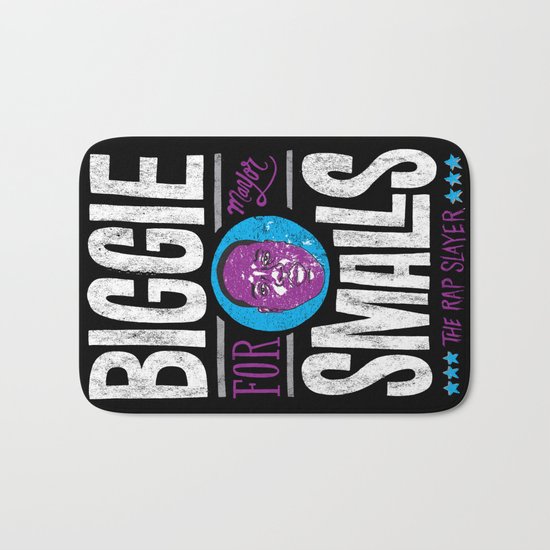 Biggie Smalls for Mayor v.2 Bath Mat