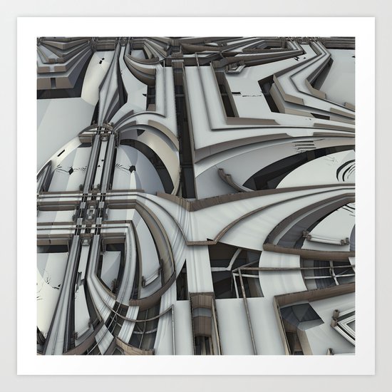 If the Federal Government Designed the Expressways Art Print