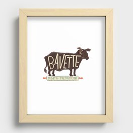 bavette Recessed Framed Print