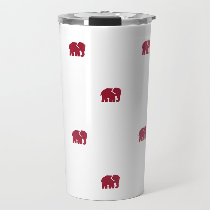 Crimson Elephant Travel Mug