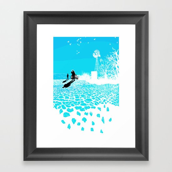 Breaking Bad Poster Framed Art Print
