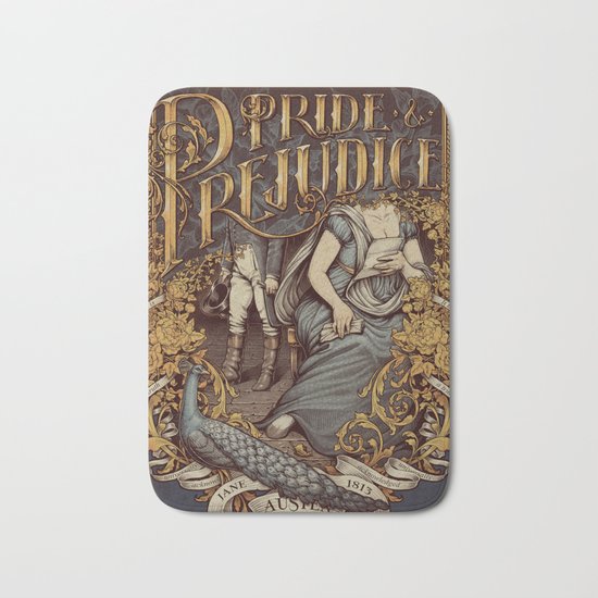 Pride and Prejudice Bath Mat