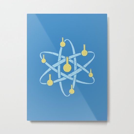 Atomic Tube Metal Print
