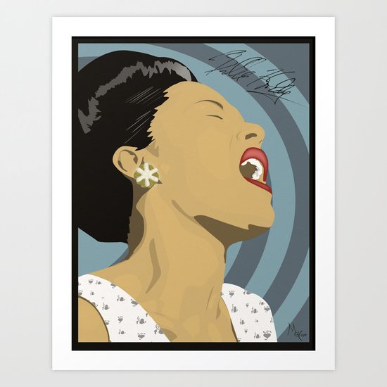 Billie Holiday Art Print