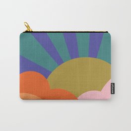 Good Vibrations Carry-All Pouch | Graphicdesign, Digital, Sky, Sunset, Goodvibrations, Curated, Sun, Sunrise 