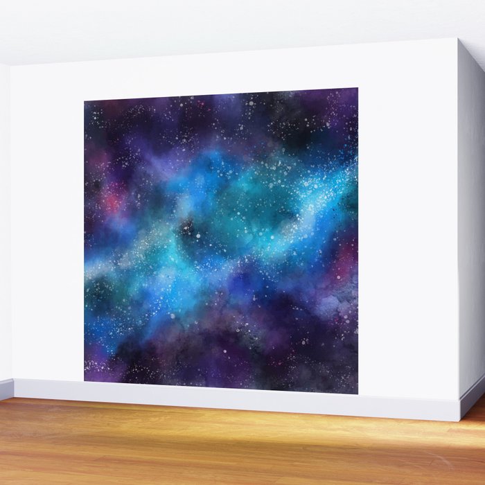 Abstract Galaxy Space Paint Pattern Texture 9 Wall Mural