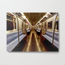 NYC Subway Car Metal Print | Subwaycar, Subway, Train, Ctrain, Nycity, Color, Digital, Hdr, Mtasubwaycar, Photo 