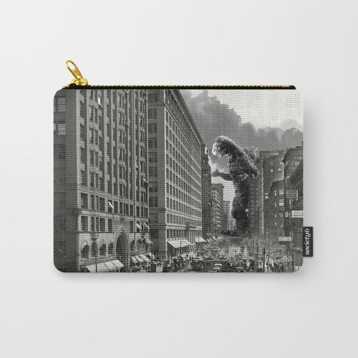 Old Time Godzilla in New York Carry-All Pouch