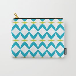 Poolside in Turquoise Carry-All Pouch | Digital, Adelaidemodern, Girl, Geometric, Retro, Outdoor, Boy, Poolside, Graphicdesign, Abstract 