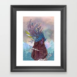 Journeying Spirit (Bear) Framed Art Print