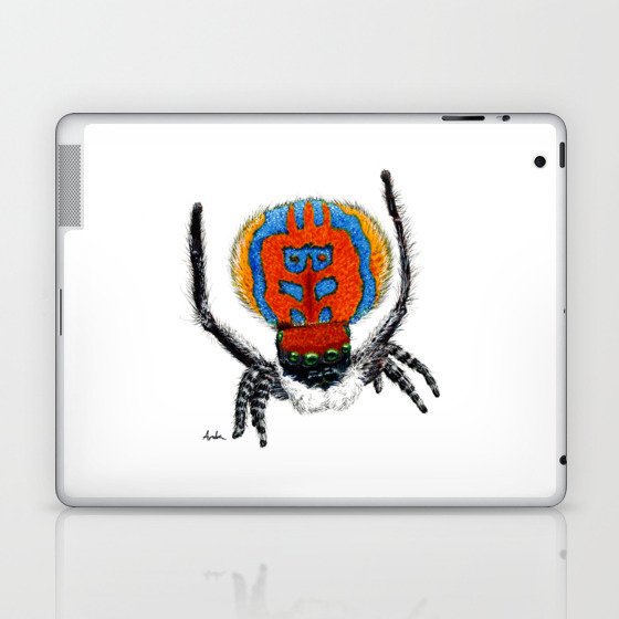 Peacock Spider Laptop & iPad Skin