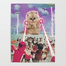 Cat Attack Poster