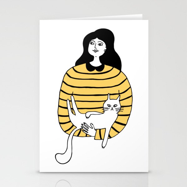 Life is better with cats Stationery Cards