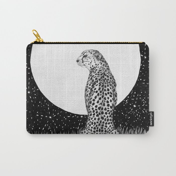 Cheetah Moon Carry-All Pouch