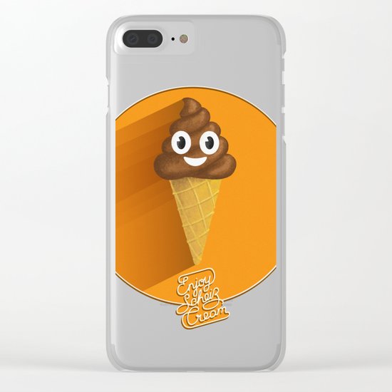 ScheißCream™ // icecream Clear iPhone Case