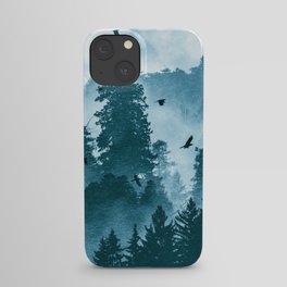 Redwood Forest Teal Adventure - National Parks Nature Photography iPhone Case