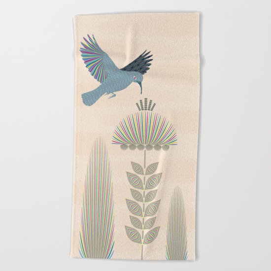 Sunbird Beach Towel