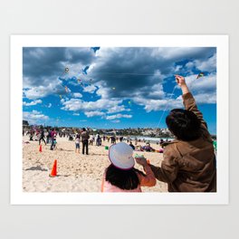 Bondi Beach, Sydney (Festival of the Winds) Art Print