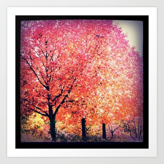 Autumn Tree Art Print