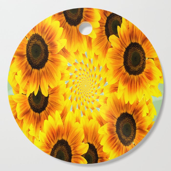 sunflower cutting board