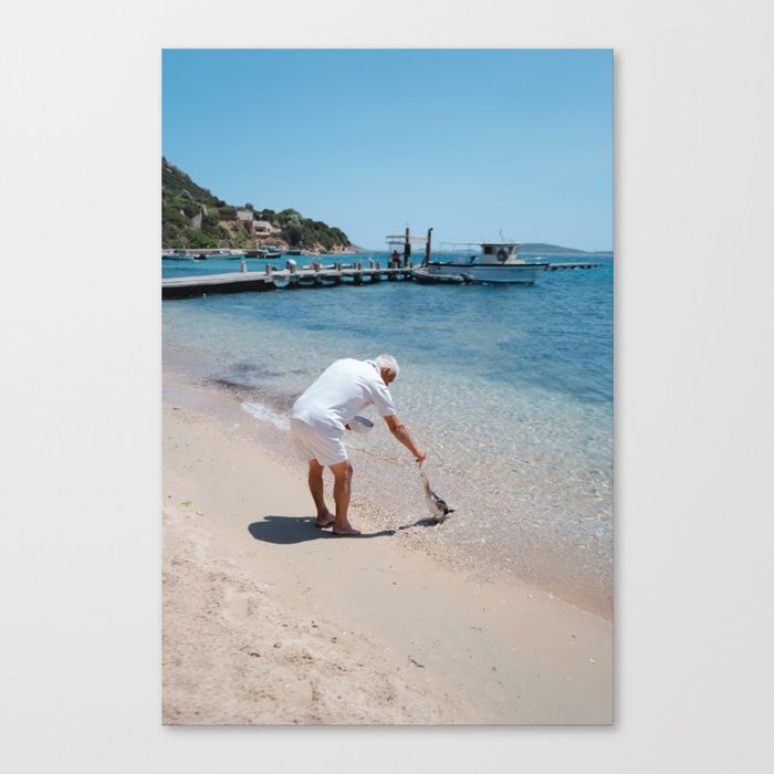 Old Man & The Sea Canvas Print