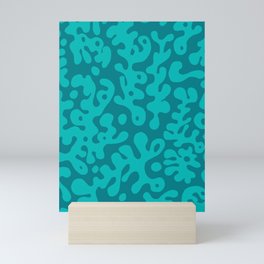 Organic Teal Mini Art Print