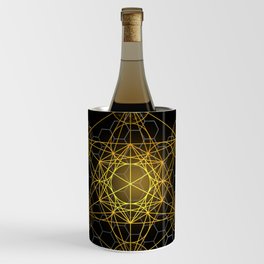 Sacred Geometry Metatrons Cube  Wine Chiller